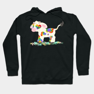 Rainbow Moo Hoodie